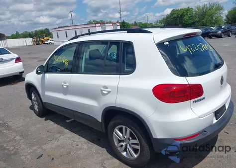 2016 Volkswagen Tiguan S из США, поврежденный, VIN WVGBV7AX0GW574602